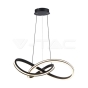 40W LED Designer Pendant Lamp Black Body D600 3 in 1 - 1