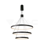 46W LED Decorative Hanging Light 40*60*80*150CM Black Body 3000K - 1