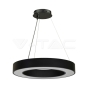 50W LED Designer Hanging Light Triac Dimmable 4000K Black - 2