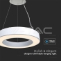 50W LED Designer Hanging Light Triac Dimmable 4000K White - 4