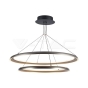 65W LED Designer Pendant Lamp Champagne Gold 3000K D400+D600 - 1