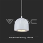 8.5W LED Hanging Lamp Φ100 Adjustable Wire Touch On/Of Grey Body 3000K - 2