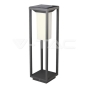 2W LED Solar Bollard Light SAMSUNG Chip Grey Body 3000K - 1