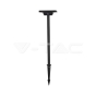 2W LED Solar Spike Base Aluminio 3en1 - 2