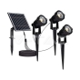 3*1.2W LED Solar Spike Cuerpo Negro 3000K IP65 - 4