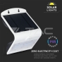3W LED Solar Wall Light 3000K+4000K Black Body - 9
