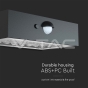 Aplique solar LED 3W Sensor 4000K, 3000K Cuerpo negro - 9