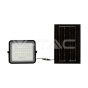 6W LED Solar Floodlight 4000K Replaceable Battery 3m Wire Black Body - 3
