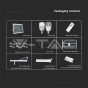 LED Solar Street Light SAMSUNG Chip 50W White Body 4000K - 11