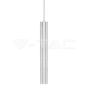 Aro colgante 1xGU10 blanco D:60x500mm - 2