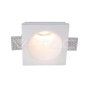 GU10 Fitting Gypsum Square White - 2