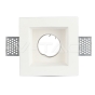 GU10 Fitting Square Gypsum White Deep 120 x 120 mm - 5