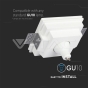 GU10 Fitting Square Gypsum White Deep 120 x 120 mm - 8