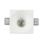 GU10 Soporte Cuadrado Yeso Blanco 121 x 121 mm - 2