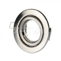 GU10 Housing Round Changing Angle Satin Nickel - 1