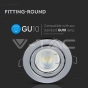 GU10 Housing Round Chrome - 6
