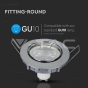 GU10 Housing Round Chrome - 6