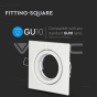 GU10 Housing Square White - 5
