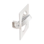 GU10 Spotlight Fitting Square White 2pcs/box - 2