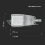 LED Street Light SAMSUNG Chip 160W 4000K 302Z+ Class II Type 3M Inventonics 0-10V - 12