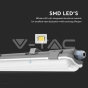LED Waterproof Lamp Fitting 60cm 1x10W 6400K - 3