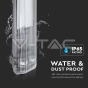 Waterproof Fitting T8 2 x 60cm Metal Hermetic seal IP65 - 4