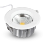 10W LED COB Downlight Redondo A++ 120 lm/W Blanco Cálido - 5