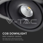 Downlight LED COB 12W 3 en 1 Cuerpo Negro - 4