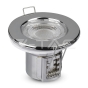 5W LED Fire Rated Downlight SAMSUNG Chip Chrome Dimmable 4000K - 1