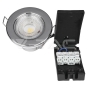 5W LED Fire Rated Downlight SAMSUNG Chip Chrome Dimmable 4000K - 5