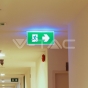 2W LED Recesed Fixed Emergency Exit Light SAMSUNG Chip 6000K - 10