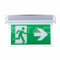 2W LED Recesed Fixed Emergency Exit Light SAMSUNG Chip 6000K - 1