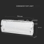 Luz de emergencia 3W 6000K IP65 1200 mAh - 13