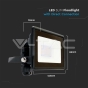 10W LED Floodlight SAMSUNG Chip Black Body 4000K - 11