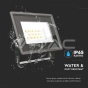 10W LED Floodlight SMD F-Series Black Body 4000K - 5