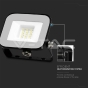 10W LED Floodlight SMD SAMSUNG Chip PRO-S Grey Body 4000K - 3