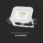 10W LED Floodlight SMD SAMSUNG Chip PRO-S White Body 4000K - 6