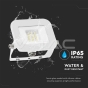 10W LED Floodlight SMD SAMSUNG Chip PRO-S White Body 6500K - 5