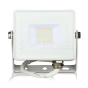 10W LED Floodlight SMD SAMSUNG Chip White Body 3000K - 2