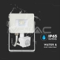 10W LED Sensor Floodlight SAMSUNG Chip Cut-OFF Function White Body 6400K - 9
