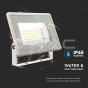20W LED Floodlight SMD F-Series White Body 4000K - 5