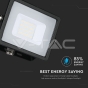 20W LED Floodlight SMD SAMSUNG Chip Slim Black Body 3000K - 9