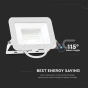 30W LED Floodlight SMD SAMSUNG Chip PRO-S White Body 6500K - 4