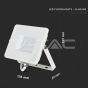 30W LED Floodlight SMD SAMSUNG Chip Slim White Body White - 13