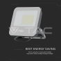 50W LED Floodlight 4000K Black Body Grey Glass 160lm/W 5yrs Warranty - 4