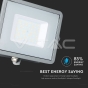 50W LED Floodlight SMD SAMSUNG Chip Slim Grey Body 6400K - 8