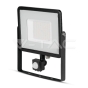 50W LED Sensor Floodlight SAMSUNG Chip Cut-OFF Function Black Body 3000K - 2