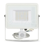 50W LED Sensor Floodlight SAMSUNG Chip Cut-OFF Function White Body 6400K - 5