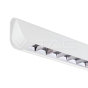 Luz de suspensión colgante lineal LED de 36 W tipo CCT: 3 en 1 Blanco - 2