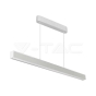 40W LED Linear Hanging Light 3 in 1 White Body - 1